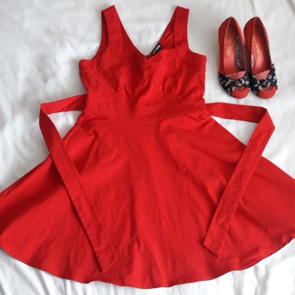 Hot Topic Dresses & Skirts - Hot Topic Red Dress Size Large
